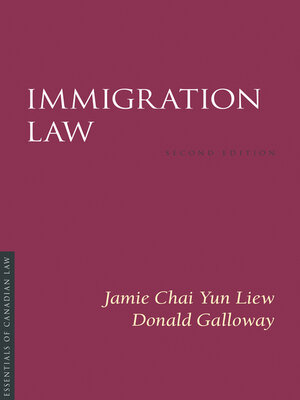 cover image of Immigration Law